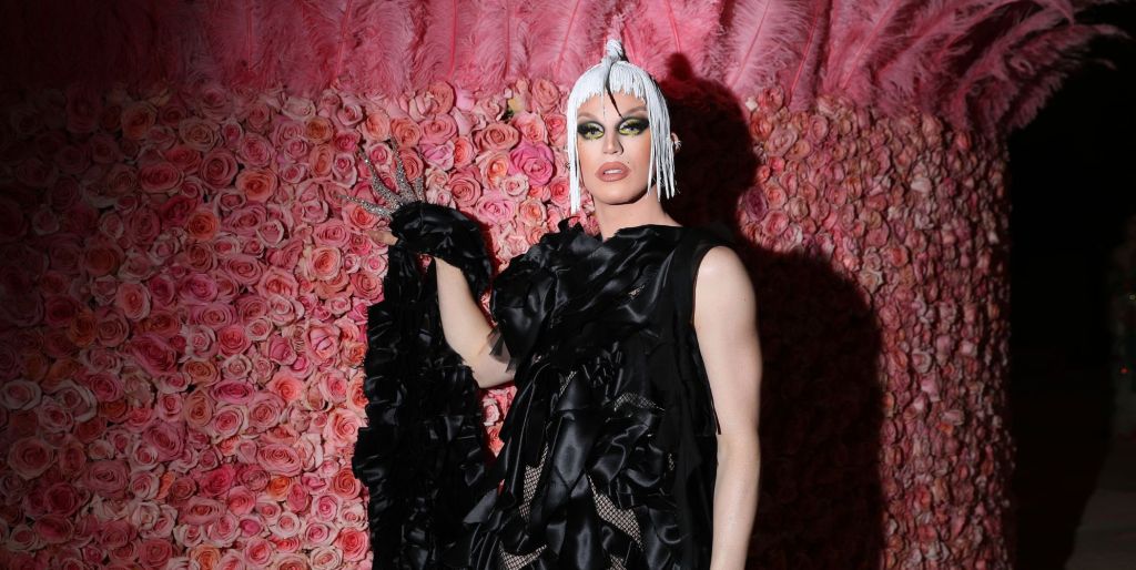 Drag Race winner Aquaria at the Met Gala in 2019