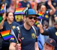 FBI member marches during 53rd Annual San Francisco Pride Parade And Celebration