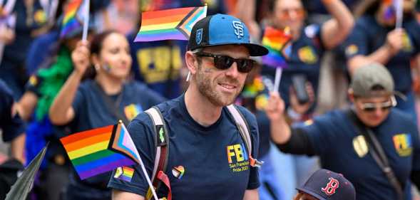FBI member marches during 53rd Annual San Francisco Pride Parade And Celebration