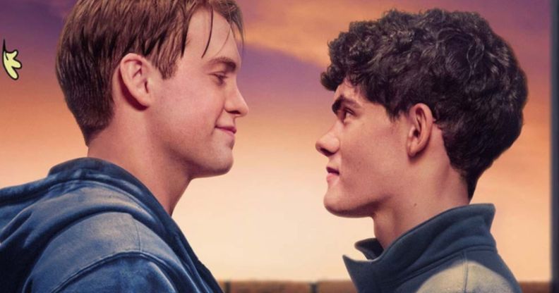 A promotional image of Heartstopper.