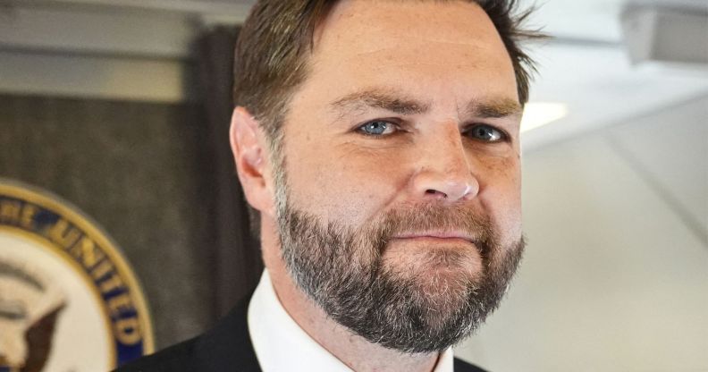 A portrait picture of JD Vance.