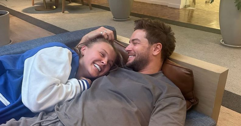 JoJo Siwa and Chris Hughes