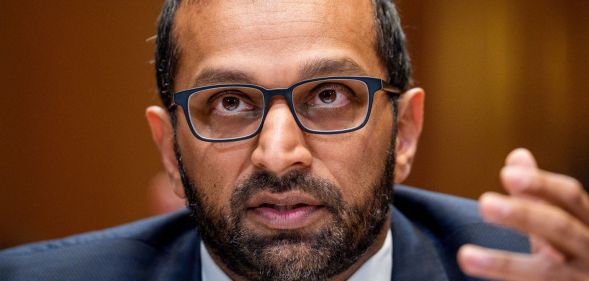FBI director, Kash Patel, pictured during a committee hearing.