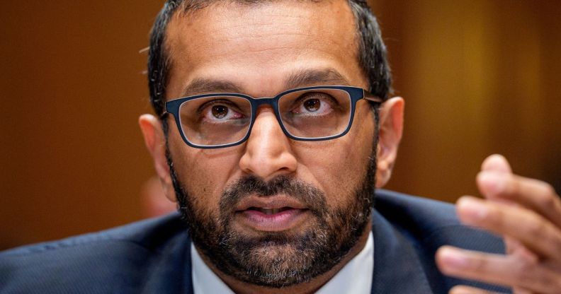 FBI director, Kash Patel, pictured during a committee hearing.
