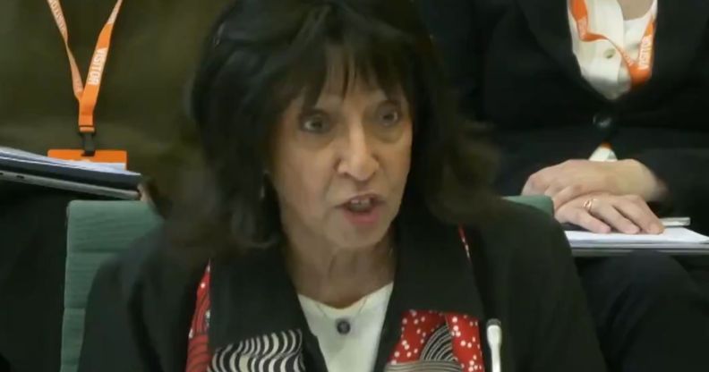 Kishwer Falkner during the Women Equalities Committee.