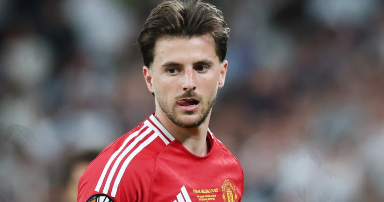 BILBAO, SPAIN - MAY 21: Mason Mount of Manchester United is seen during the UEFA Europa League Final 2025 between Tottenham Hotspur and Manchester United at on May 21, 2025 in Bilbao, Spain. (Photo by Ian MacNicol/Getty Images)