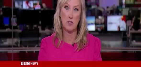 BBC News presenter Maxine Croxall changed trans-inclusive language live on air. (BBC News)