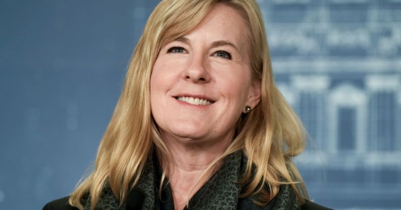 A portrait picture of Melissa Hortman.