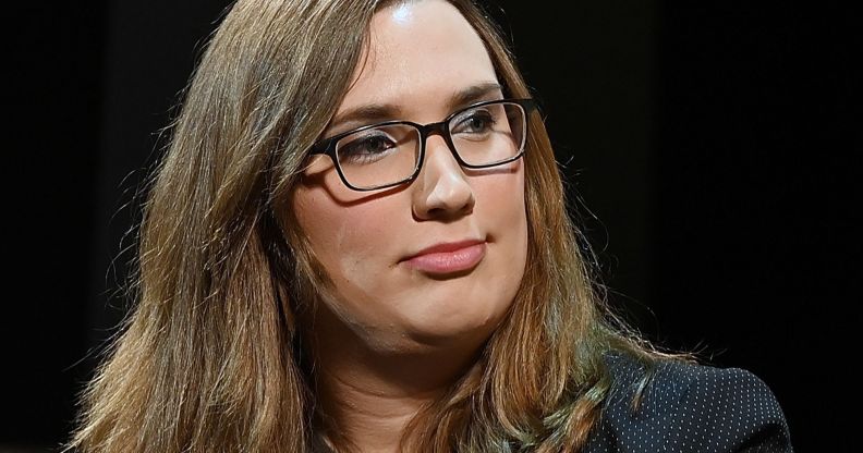Sarah McBride, pictured.