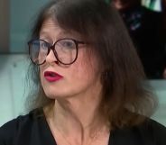 Victoria McCloud speaking during a broadcast.