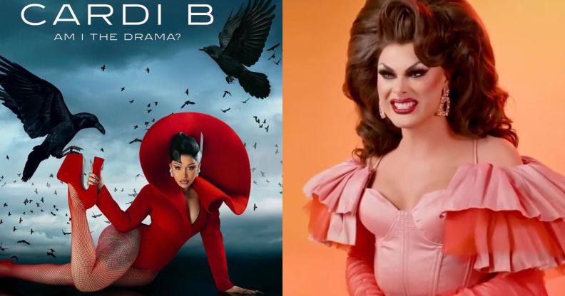 Cardi B's team has denied taking inspiration from Drag Race's Scarlet Envy for her new album