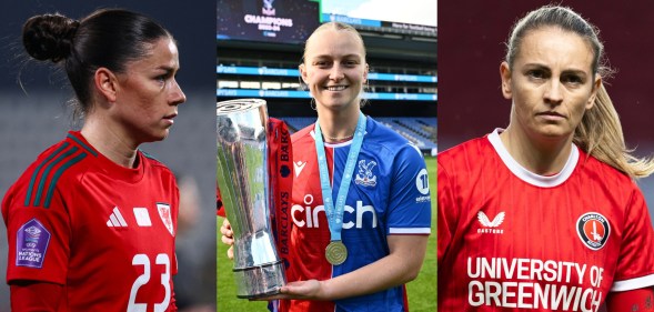 Ffion Morgan, Elise Hughes and Kayleigh Barton