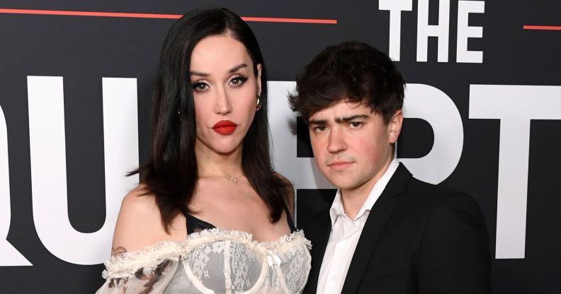 Adore Delano and her boyfriend, Sasha Allen at the Queeries in March 2025.