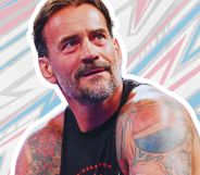 An edited picture of CM Punk.