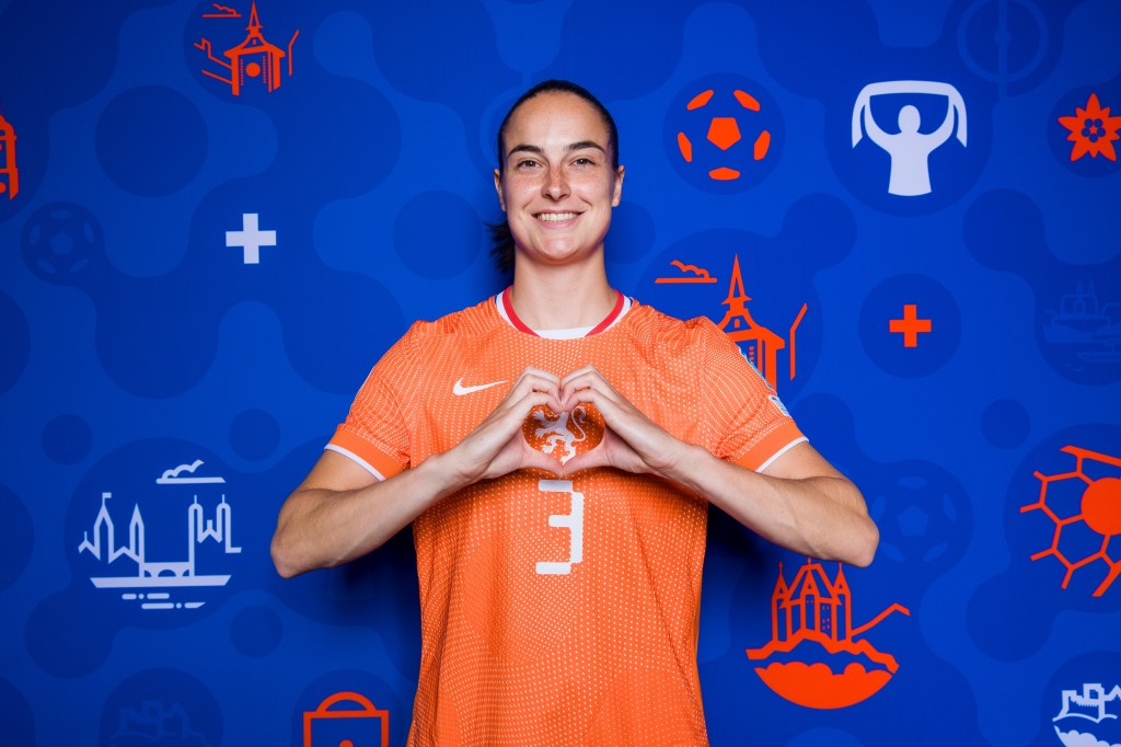 Caitlin Dijkstra of the Netherlands poses for a portrait during the Official UEFA Women's EURO 2025