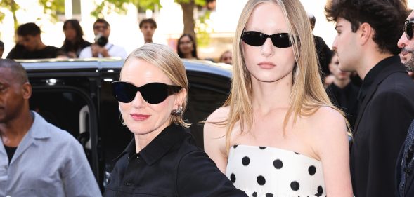 Naomi Watts with one of her children, Kai Schreiber