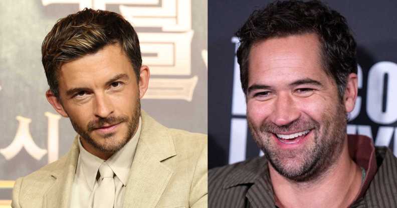 Jurassic World Rebirth star Manuel Garcia-Rulfo (R) has praised his co-star Jonathan Bailey as a ‘hot motherf**ker'.