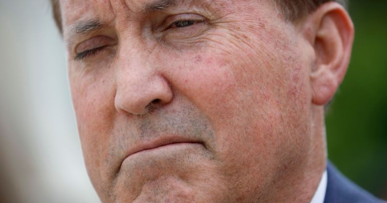 A close-up picture of Texas attorney general, Ken Paxton.