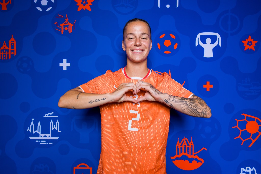 Lynn Wilms of the Netherlands poses for a portrait during the Official UEFA Women's EURO 2025