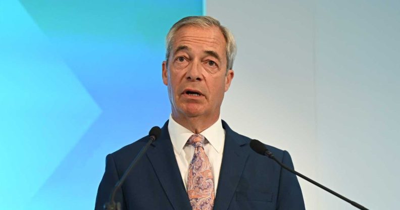 Reform UK Leader Nigel Farage. (Leon Neal/Getty Images)
