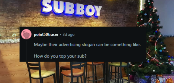 An image of Subboy cafe in Russia with overlaid text