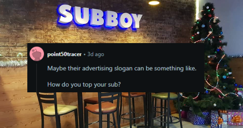 An image of Subboy cafe in Russia with overlaid text