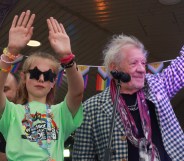 Jacob Franklin and Sir Ian McKellen