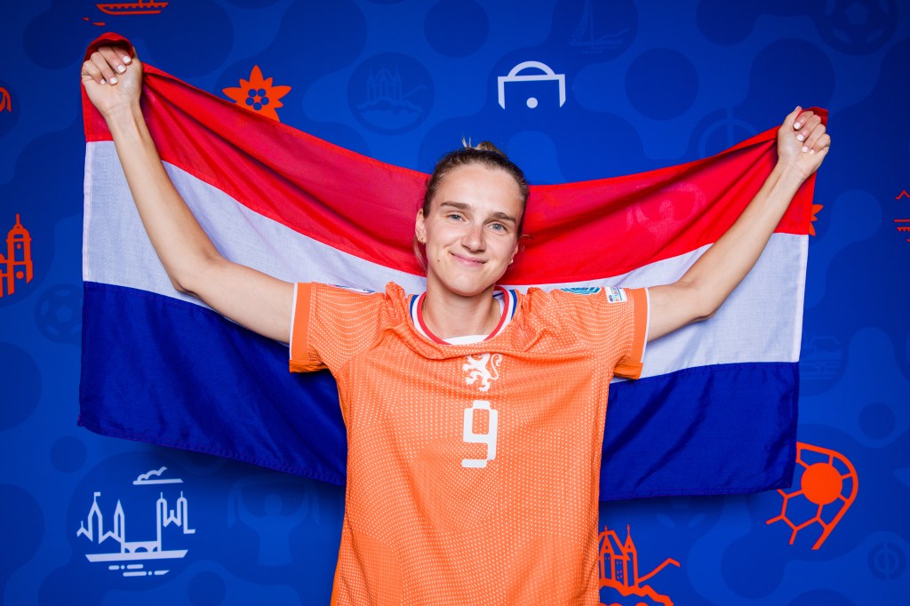 Vivianne Miedema of the Netherlands poses for a portrait during the Official UEFA Women's EURO 2025