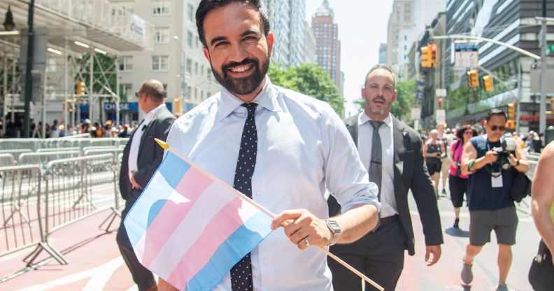 Zohran Mamdani at NYC Pride 2025.