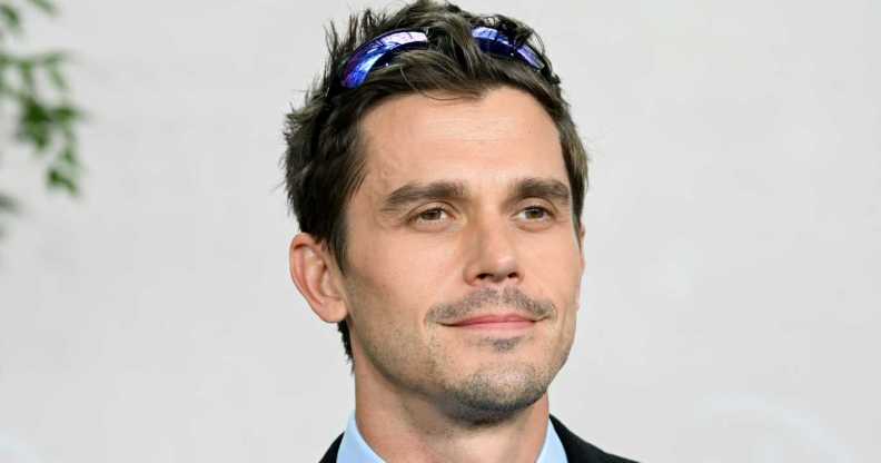 Antoni Porowski at the Disney 2025 Upfront Red Carpet held at North Javits Center on May 13, 2025 in New York, New York.