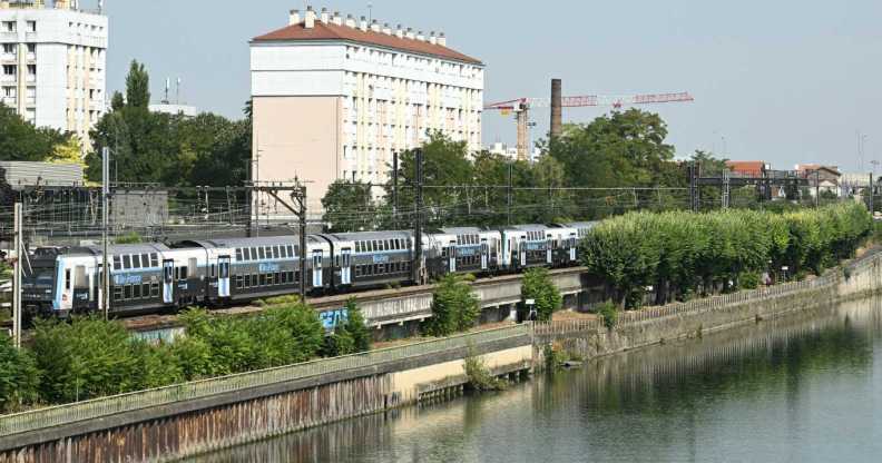This photograph taken in Choisy-le-Roi, on the outskirts of Paris, on 14 August, 2025 shows the Seine river where firefighters were called to pulled out four men's bodies from the river on 13 August, 2025.