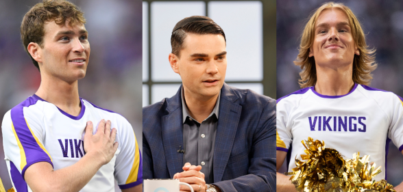 Composite image of Louie Conn, Ben Shapiro and Blaize Shiek.