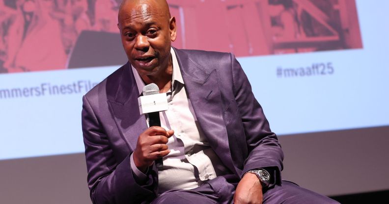 Dave Chappelle during the 23rd annual Martha's Vineyard African American Film Festival.