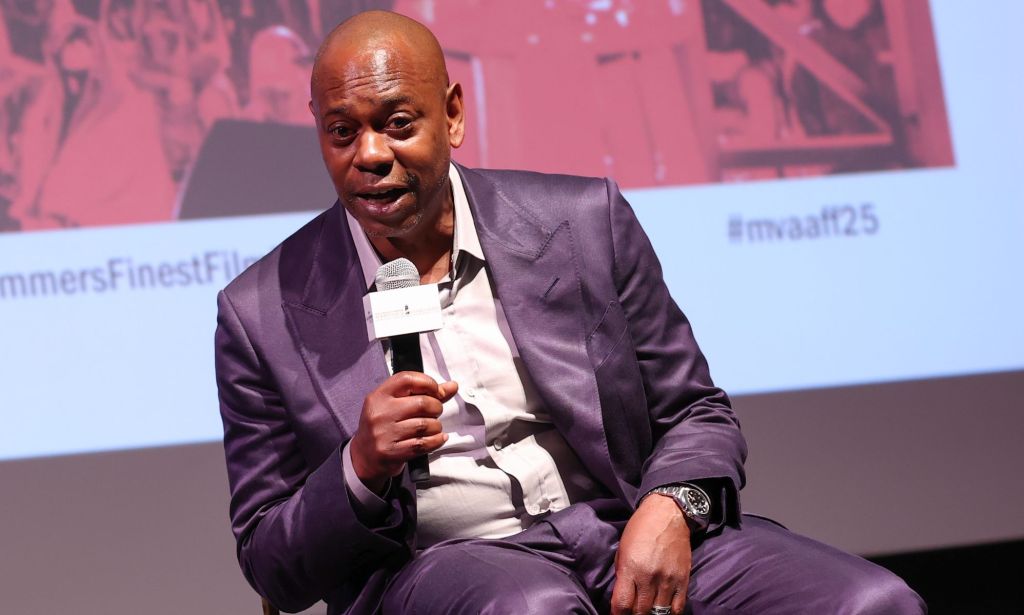 Dave Chappelle during the 23rd annual Martha's Vineyard African American Film Festival.