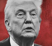 An edited picture of Donald Trump