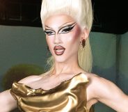 Kyran Thrax, winner of Drag Race UK S6, poses at Manchester’s Chaos Karts ahead of hosting the nation’s first ‘Glam Prix’ - a go-kart race celebrating queer culture during Manchester Pride Week.