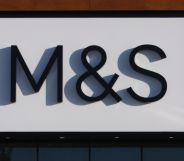 The front of a Marks & Spencer shop.