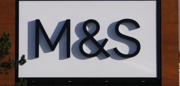 The front of a Marks & Spencer shop.