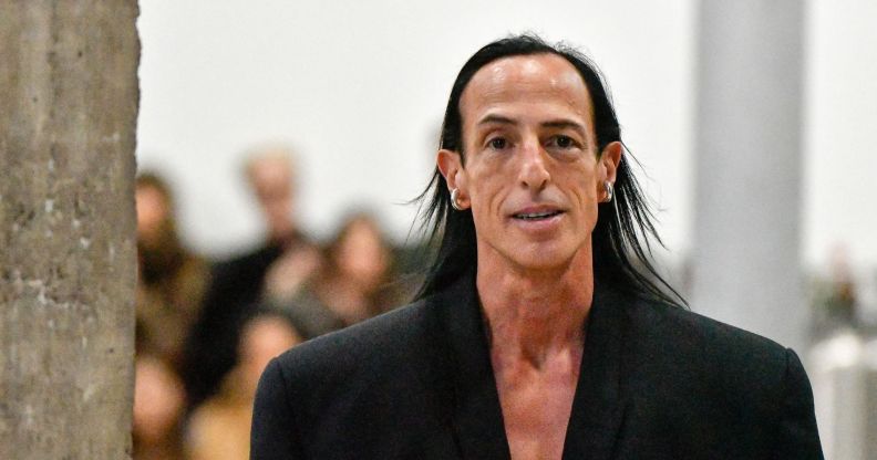 Fashion designer Rick Owens