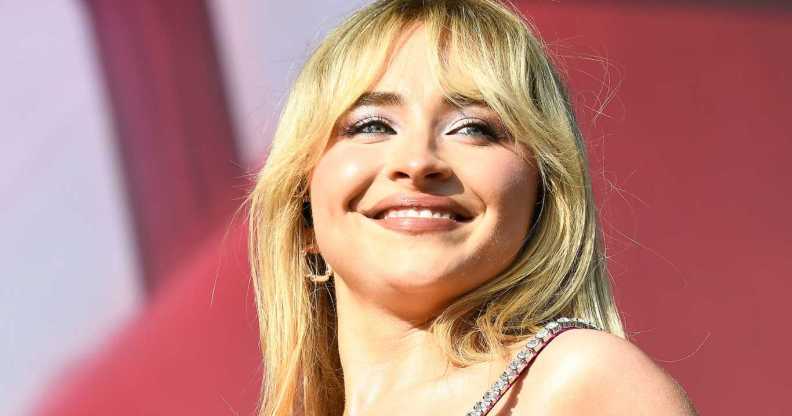 Sabrina Carpenter performs during Lollapalooza.