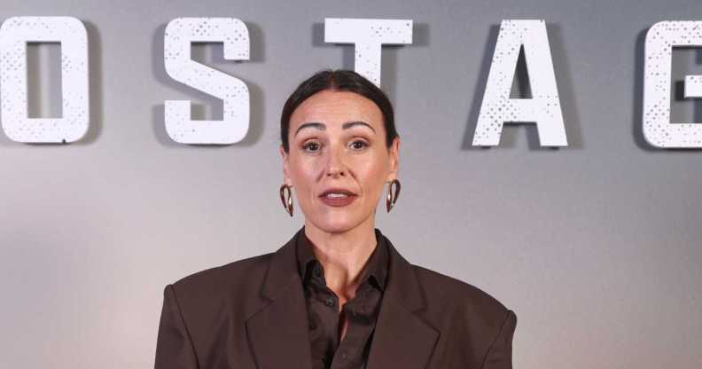 Suranne Jones attends the 'Hostage' UK screening at The Ham Yard Hotel on 18 August 2025 in London, England.