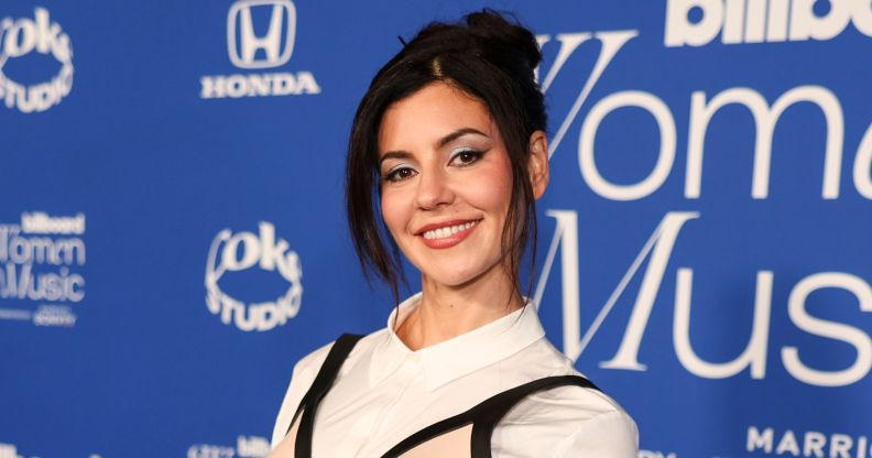 MARINA smiles at Billboard Women In Music 2024 held at YouTube Theater on March 6, 2024 in Inglewood, California.