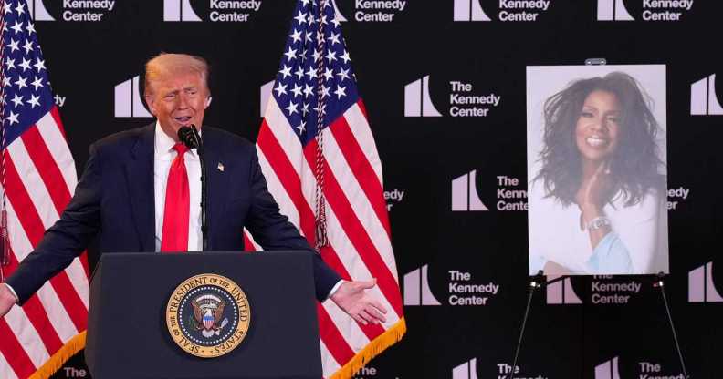 President Donald Trump speaks during an event at the Kennedy Center on 13 August, 2025 in Washington.