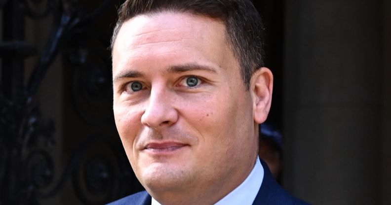 Wes Streeting, pictured.
