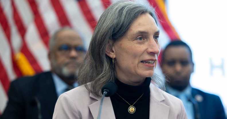 Democratic congresswoman Maxine Dexter