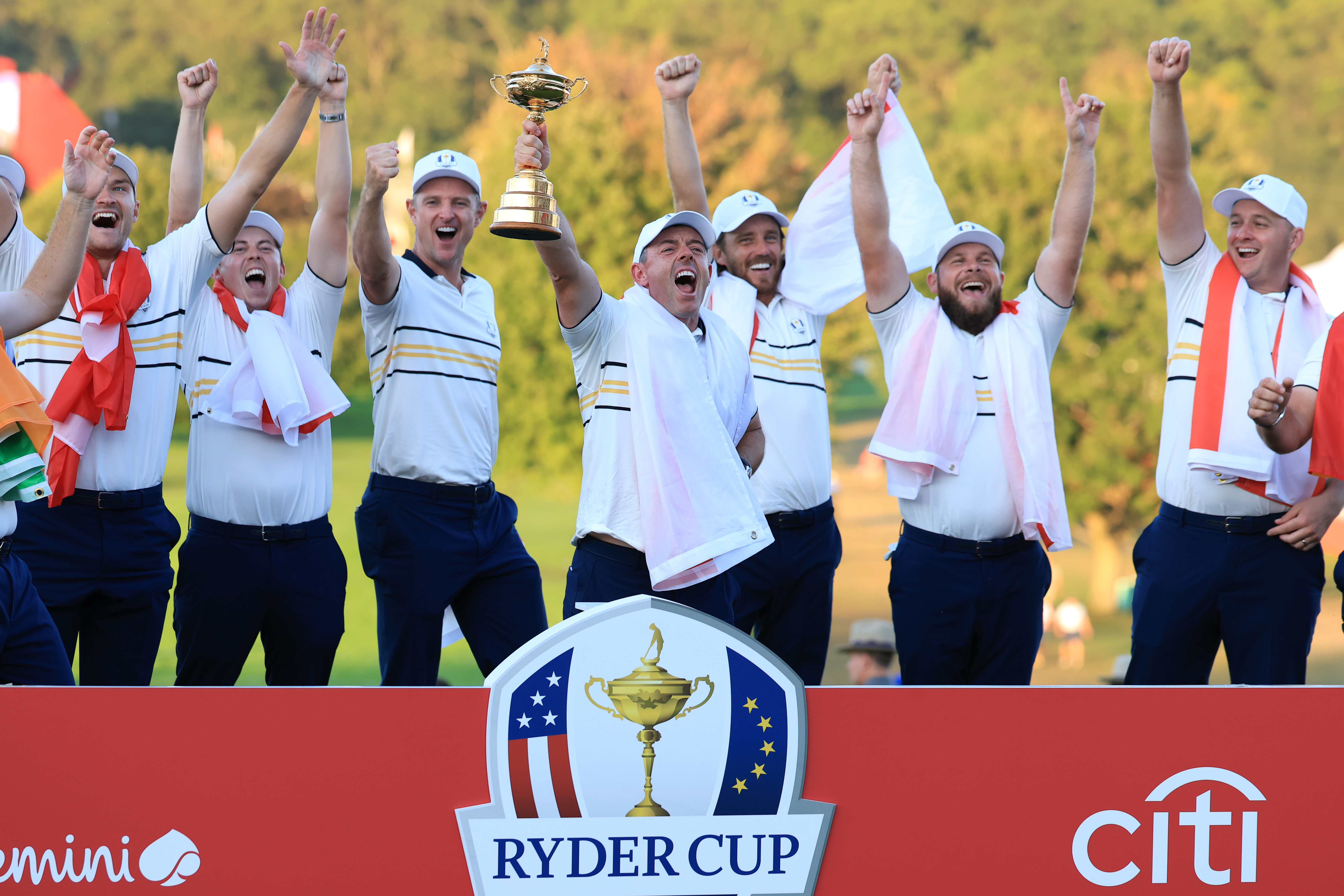 Rory McIlroy condemns Ryder Cup homophobic abuse and reveals his wife had beer thrown at her