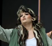 NEW YORK, NEW YORK - SEPTEMBER 27: Lola Young performs at the 2025 All Things Go NYC at Forest Hills Stadium on September 27, 2025 in New York City. (Photo by Marleen Moise/Getty Images)