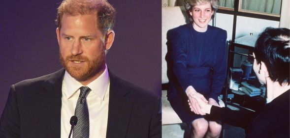 Prince Harry (L) has joined a new UNAIDS campaign. (Getty)