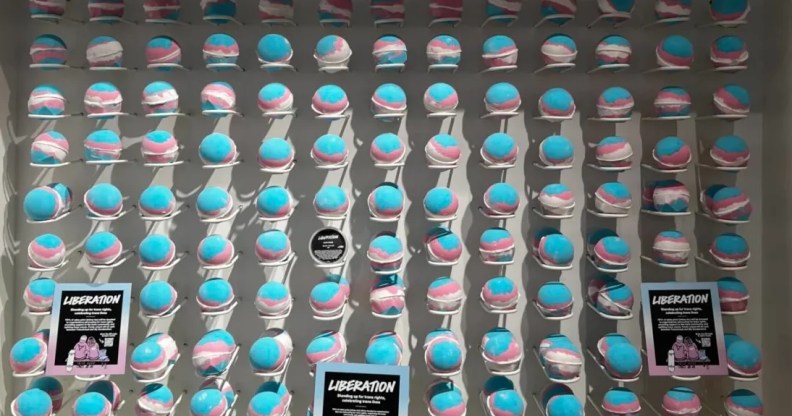 Lush Liberation bath bombs