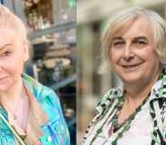 Trans journalists and LGBTQ+ activists India Willoughby and jane fae.